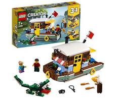 LEGO Creator - Casa Flotante del Río, juguete creativo de barco para construir (31093)