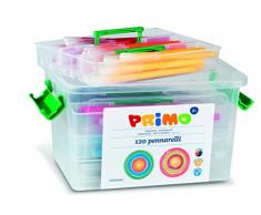 PRIMO P615PEN120 - Bolígrafos de Fibra de Colores Surtidos (120 Unidades)