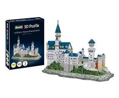 Revell- Castillo de Neuschwanstein, Longitud 44,0cm 3D Puzzle, Multicolor (00205)