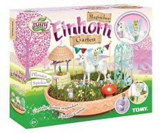 My Fairy Garden Conjunto de Juguetes Tomy, Unicornio mágico de jardín para niños a Partir de 4 años para Sus propias Plantas y para Jugar, 1x Juego de Unicornio de jardín, incluyesemillas de Hierba