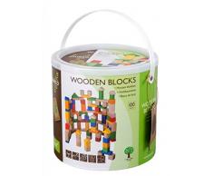 Jouéco Bloques de Madera, 80019, 100 Piezas