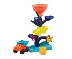 B. Toys – Juguete de Rueda de Agua – Juego de Agua y Arena – Rueda de Agua para niños – Playa, Piscina, Juguetes para el baño, para niños – 18 Meses + – Owl About Waterfalls
