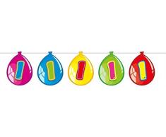 Folat - Guirnalda con Globos De Cumpleaños 1 año - Multicolor - 10 Metros