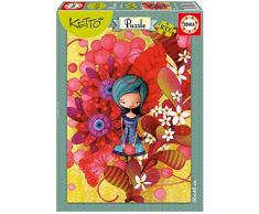 Educa Borrás Ketto - Puzzle de 1000 Piezas, Blue Lady 16762