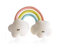 Lanco - Juguete Mordedor para Bebés, Sweet Rainbow, 100% Caucho Natural, hecho a mano