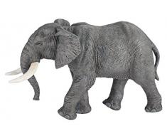Papo- Figura Elefante Africano 16,1X8,9X9,8CM, Multicolor (50192)