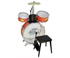 Bontempi- Batería de 4 Elementos con Taburete (Spanish Business Option Tradding 51 4504)