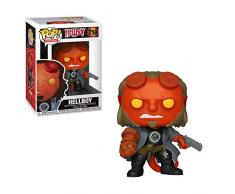 Funko- Pop Vinilo Hellboy w/BPRD tee Figura Coleccionable, Multicolor, Talla única (39079)