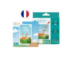 Lunii - Caja Dino Dino - Libro de Audio Interactivo Desde 3 años para Escuchar en Mi Fábrica de Historias