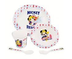 Mickey Mouse-ST-44079 Set Microondas Baby 5 Piezas To The Rescue, STOR ST-44079