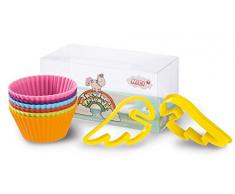 NICI- Molde de Silicona para Muffins y Cortador de Galletas (40974)