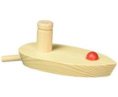 Goki 63916 vehículo de Juguete - Vehículos de Juguete (Madera, Barco, Caucho, Madera, 3 año(s), CE, 150 mm)