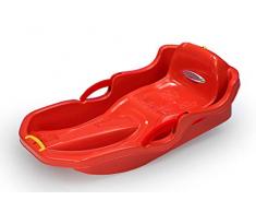 Jamara 460538 Snow Play Bob Comfort - Silla de Paseo con Freno (80 cm), Color Rojo