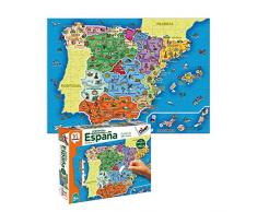 Diset- Puzzle Provincias-Autonomías137p Juguete educativos Provincias De España, Multicolor (68942)