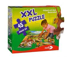 Noris 606031565 XXL - Puzzle Gigante (45 Piezas, 64 x 44 cm, para niños a Partir de 3 años), diseño de Animales de Granja
