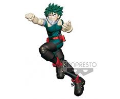 BANDAI- Enter The My Hero Academia Estatua Izuku Midoriya, Multicolor (Banpresto BANP82673)