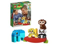 LEGO DUPLO My First - Mis Primeros Animales Equilibristas, Juguete de Construcción Didáctico de 1 a 2 Años (10884) , color/modelo surtido