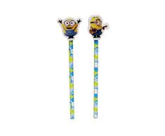 Minions Lapiz con Goma Decorada