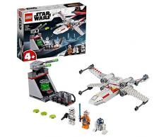 LEGO Star Wars - Asalto a la Trinchera del Caza Estelar Ala-X, juguete de construcción de nave espacial de La Guerra de las Galaxias (75235)