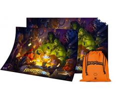 Hearthstone: Heroes of Warcraft | Puzzle 1000 Piezas | Incluye póster y Bolsa | 68 x 48 | Videojuego | Rompecabezas para Adultos y Adolescentes | para Navidad y Regalos | Decoración