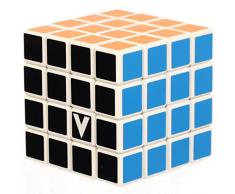 Verdes- 4 x 4 x 4 Rompecabezas Giratorio del Cubo de la Velocidad, Color Blanco (25115)