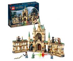 LEGO 76415 Harry Potter La Batalla de Hogwarts, Castillo de Juguete con Minifiguras de Molly Weasley, Bellatrix Lestrange, Voldemort y la Espada de Gryffindor, Las Reliquias de la Muerte – Parte 2