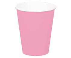Folat B.V-Folat Tazas Desechables De Color Rosa Bebé, (50620)