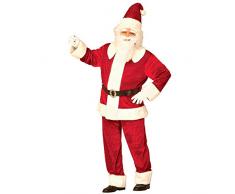 WIDMANN 1555 W Adultos Disfraz de Papá Noel Terciopelo, Casaca con, Pantalones y Sombrero (Borde de Felpa, cinturón con Hebilla