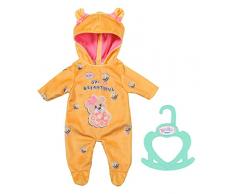 Baby Born Mono Little Bear 834619 - Accesorios para muñecas de hasta 36cm - Mono de tela súper suave con capucha y percha - Edad: 2+ años