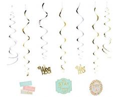 Amscan International – 671927 swirldec Swirl Val PK confeti diversión