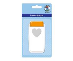 Ursus Perforador de Corazones Power Stanzer, tamaño Aprox. 2,5 cm, Adecuado para Muchos Materiales como Corcho, cartón, Goma musgosa, láminas y plástico, con Mecanismo de Cierre para Ahorrar Espacio.