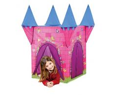 Happy Sun Castillo de Las Princesas Tienda para niños, Tienda de Juegos para niños. Medidas: 110 x 110 x 132 cm. Cortina Plegable. Minimo Espacio en el Dormitorio niña. Color Rosa (705500596)