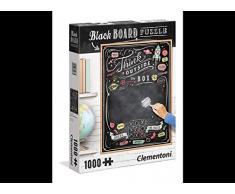 Clementoni-39468 Puzzle 1000 Piezas Pizarra Think Outside The Box, Multicolor (39468.5)