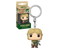 Funko Pop! Keychain: Crocodile Hunter-Steve Irwin - Collectable Vinilo Mini Figure Llavero Novedoso - Relleno De Calcetín - Idea De Regalo - Mercancía Oficial - Minifigura