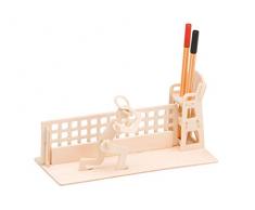 Pebaro- Juego de construcción de Madera en 3D, Puzzle, Soporte de Mesa de Tenis (840/2)