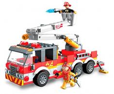 Mega Construx- Camión de Bomberos, Juguete de Bloques de construcción para niños + 5 años (Mattel GLK54)