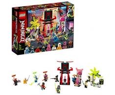 LEGO Ninjago - Mercado de Jugadores, Juguete de Construcción, Incluye 9 Minifiguras, Digi, Jay, Avatar Rosa de Zane y Avatar de Harumi, a Partir de 7 Años (71708) , color/modelo surtido