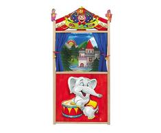 YWA- Teatro DE Madera XL TACHAN Marionetas, Multicolor (749T00541)