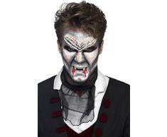 Smiffys Smiffys-46226 Kit de Vampiro con látex líquido, Colores Surtidos, con Cajas de Maquillaje de 4,, Applicable 46226