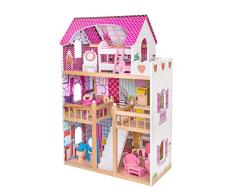 Globo Juguetes – Casita de muñecas 100% Madera – Sirwood 40820 Multicolor