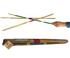 Les Zamibois Planeta Madera – Mikado Gigante – FSC – 140787-2 a 6 Jugadores – Multicolor – Madera – Juego de Mesa – Juego de Habilidad – Juego al Aire Libre – 80 cm x 1 cm – 4 años