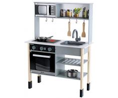 Theo Klein-7199 Miele Cocina, Madera (MDF), Color Blanco, Midi, Juguete, Multicolor (7199)
