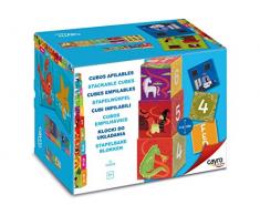 Cayro - Cubos apilables- Juego Tradicional - Desarrollo de Habilidades cognitivas - Juego de Mesa (873)