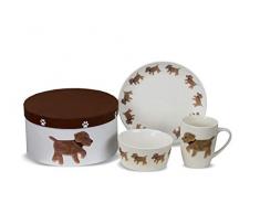 ZIEGFELD FB - Set de desayuno, unisex, para niños, multicolor, talla única