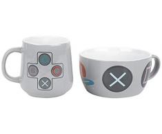 Close Up z889220 Playstation Juego de Desayuno Classic, Color Verde