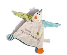 NICI Toalla de Peluche Draguli con diseño de dragón, 25 x 25 cm, a Partir de 0 Meses, para bebés y niños pequeños, 43709