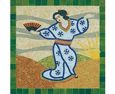 Mosaico de cerámica esmaltada; Giaponiese. AEDES ARS 5502