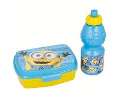 Minions, Gru Mi Villano Favorito Favorito-89876 Set Botella cantimplora Sport y sandwichera (STOR 89876)