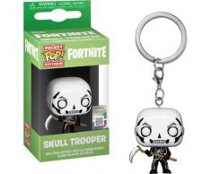 Funko- Pocket Pop Fortnite Llavero de Vinilo con Anilla Skull Trooper, Multicolor (36952)