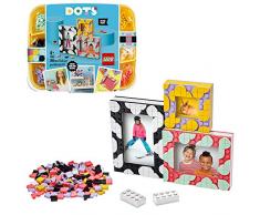 LEGO Dots 41914 Marcos de Fotos Creativos Caja de Manualidades para Niños y Niñas de 6 años Decoración de Escritorio DIY